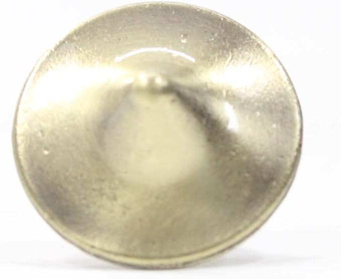 Zeekio The Tiny Top Really Small Spin Top - Insane Spin Times (Brass)