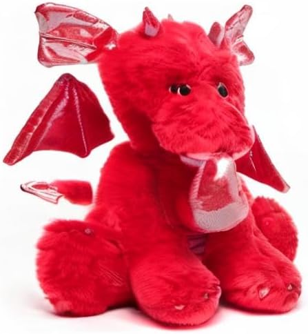 Bearington Lazarus The Love Dragon Stuffed Animal Valentine's Day Plush, Ideal for Valentine's Gift for Kids, Boyfriend or Girlfriend, Stuffy, 11 Inch