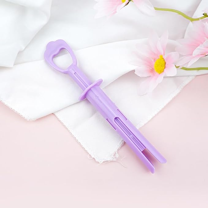 Menstrual Cup Applicator - Inserts Like A Tampon - Every Woman Can Now Use Period Cups - Perfect for Long Nails -Compatible with Most Cups and Plates on The Market - Travel Case