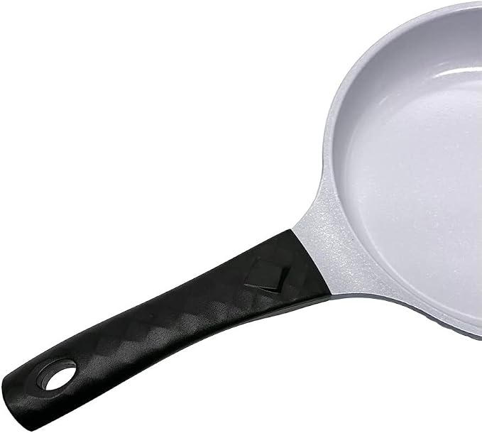 |MADE IN KOREA| 8" Ceramic Coating Interior and Exterior Frying Pan Cooking Wok