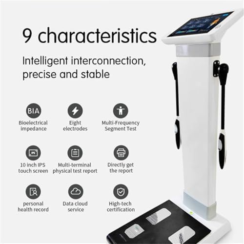 Smart Body Composition Analyzer - Precise Bioimpedance Measurement for Fat, Bmi, Weight & Muscle - Ideal for Health Monitoring at Home