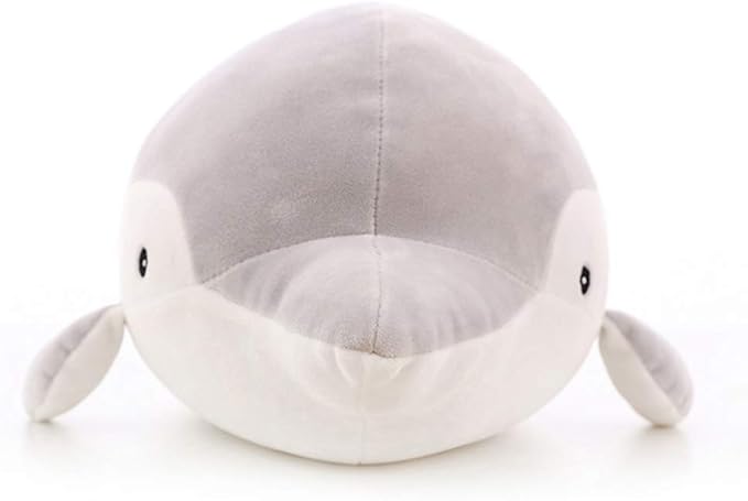 Stuffed Dolphin Animal Plush Toys 20 Inches Gray Large Animal Stuffed Plushies Super Soft Cute Cuddly Pillow Cushion Stuff Dolls Birthday Gifts for Children Kids Boys Girls Room Decor, 20Inches