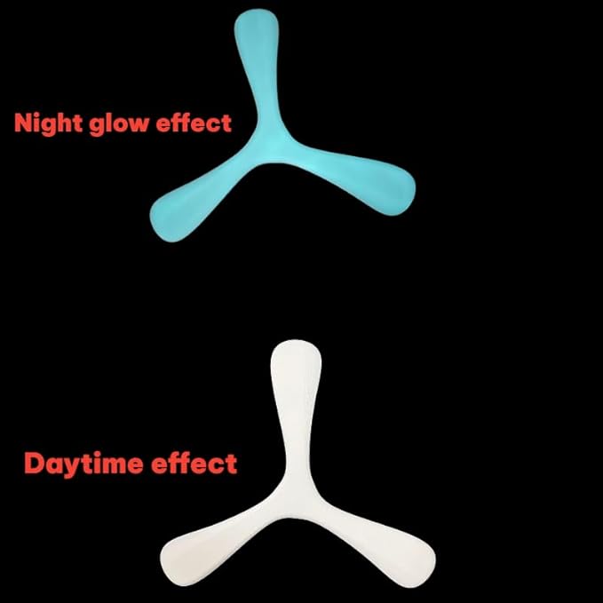 3-piece - 3-Leaf Glow-in-the-Dark Boomerang