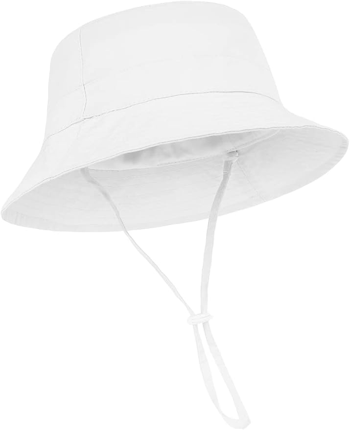 Baby Sun Hat UPF 50+ Sun Protective Toddler Bucket Hat Summer Kids Beach Hats Wide Brim Outdoor Play Hat for Boys Girls