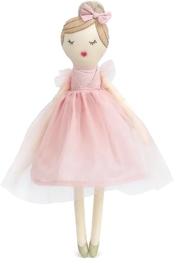 MON AMI Valentina Stuffed Doll – 15”, Soft & Elegant Stuffed Plush Doll for Little Girls, Use as Toy or Room Decor, for Kids of All Ages