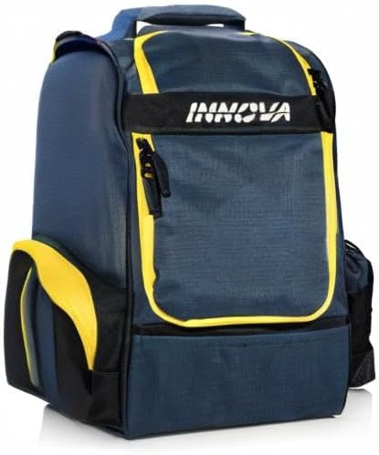 Innova Disc Golf Innova Adventure Pack Backpack 2023 – Holds 25 Discs – Includes Innova Mini, Disc Golf Bag (Blue)