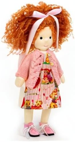 Waldorf Handmade Rag Doll - Personalized Collectors Plush for Kids Birthday Present With Beautiful Box-Autumn 12"