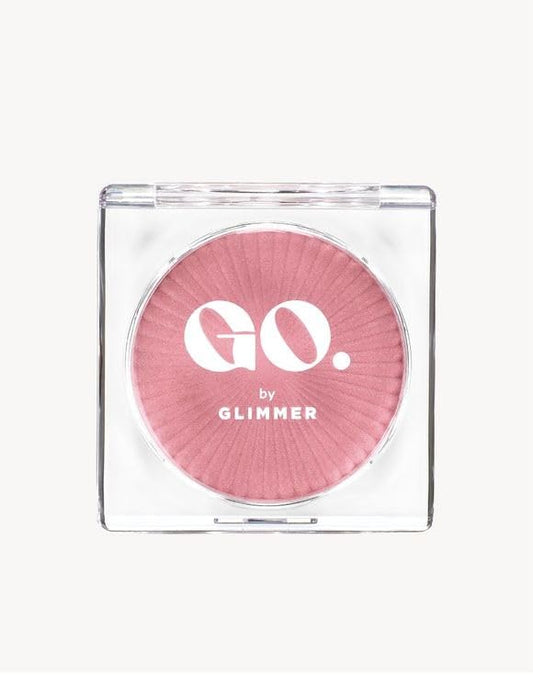 GO. by Glimmer Cheek & Eye Shadow | Multi-Use Blush & Eyeshadow Powder | Silky Lightweight Formula | 0.17 oz | Feminine