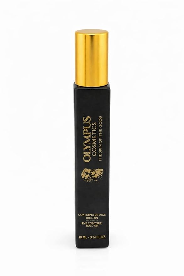 OLYMPUS Eye Contour Roll-On for Men – Caffeine & Eyeseryl Technology – Reduces Under Eye Bags & Dark Circles – Cooling, Fast Absorbing – 10ml