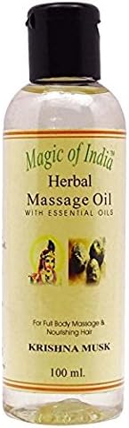 Massage Herbal Essential Oil for full Body Krishna Musk Fragrance Oils 100ml