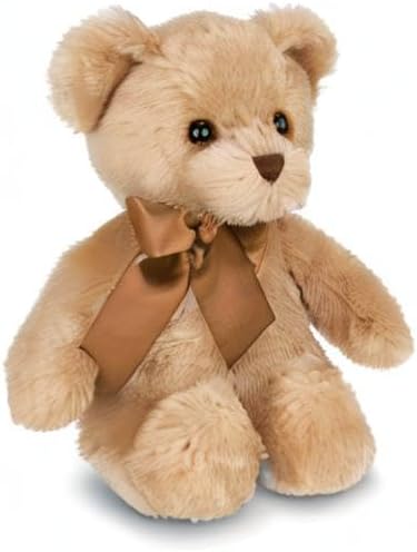 Bearington Collection Lil' Honey Cute Teddy Bear Plush - 12-Inch Brown Classic Stuffed Bear - Soft Cuddly Toy for Kids & Babies