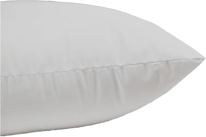 MoonRest Square Pillow Form Insert Hypoallergenic Sham Stuffer, 100% Polyester Microfiber Fill, Lined with Woven Cotton Blend Cover for Decorative Pillow Couch Sofa Bed Cushions 24 X 24