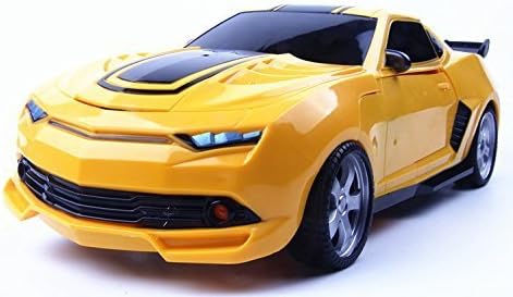 Surpass Remote Controlled Transformation Robot Shape-shift Action Figure, Remote Control Action Figure Model Car Toy for Kids, 1:14 Proportion Bumblebee (1:14 Proportion Big Size)