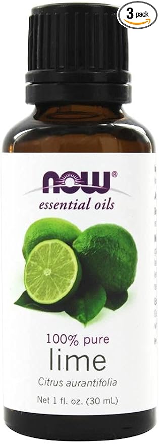 NOW Foods Lime Oil, 1 Fluid Ounce (3 Pack)