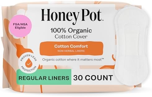 The Honey Pot Company - Pads for Women - Non-Herbal Regular Pads & Everyday Liners Bundle - Cotton Cover & Ultra-Absorbent Pulp Core - Feminine Care