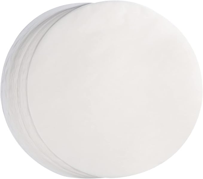 Parchment Paper Rounds, 100Pcs 10 Inch Indoor Korean BBQ Grill Paper Dutch Oven Liners Non Stick Round BBQ Paper Baking Sheets for Cake Pan Air Fryer Steamer Pizza