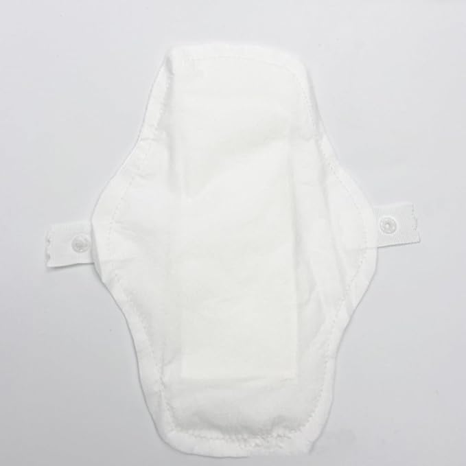 Reusable Waterproof Cloth Sanitary Pads 3Pcs Set 180Mm Washable Cotton Menstrual Napkins Panty Liners for Women Moderate Flow