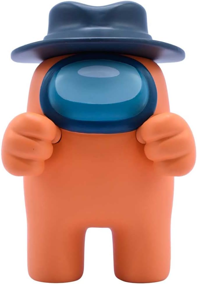 Among Us Series 2 7″ Orange Crewmate with Hat – Official Just Toys Collectible Figure