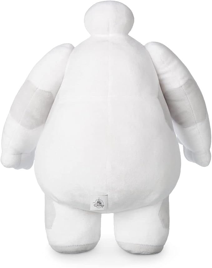 DISNEY STORE Official Baymax Medium Soft Toy for Kids, Cuddly Character with Fuzzy Texture and Embroidered Details, Disney Plushy Suitable for All Ages.