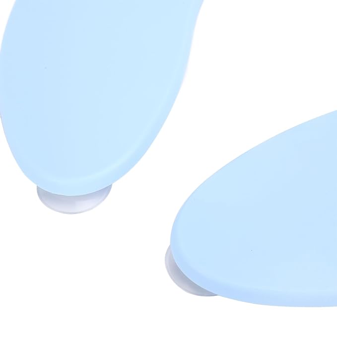 Fafeicy Kids Potty Foldable Travel Potty, PP Portable Training with Suction Cup and Slip Design, 35 X 29 X 3 Cm Folding Toilet Seat Cover for Toddler Travel (Blue)