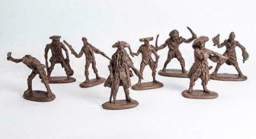 Mars Figures 32021-1/32 Zombie Pirates (15 Figure/8 Poses), Scale Model kit