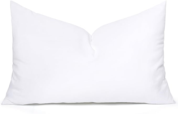 MIULEE 16x36 Inch Throw Pillow Insert for Couch Sofa Bed | Premium Virgin Filling, Soft Brushed Fabric, Rectangle Decorative Pillow, Lumbar Back and Neck Support