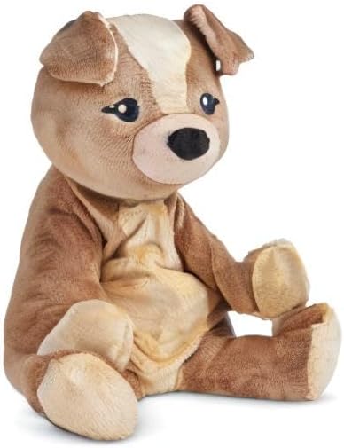 Charlie The Puppy 20 Inch 4.5 lb Heavy Cute Sensory Weighted Comfort Plush | Large Unscented Washable Self Care Calming Stuffed Animal for Kids, Teens and Adults