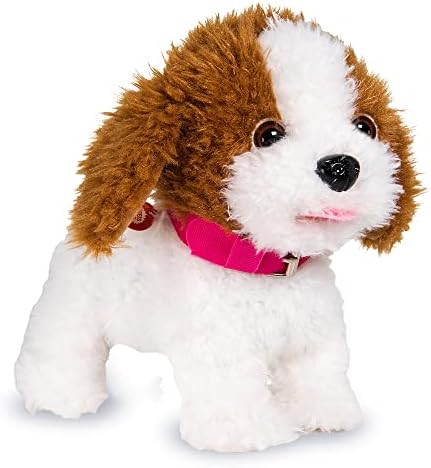 WEofferwhatYOUwant Interactive Voice Command Dog – Plush Goldendoodle Teddy Toy – Responds to 12 Commands – Walks, Barks, Dances, Sings – Smart Talking Robotic Pet for Kids, Toddlers, Seniors
