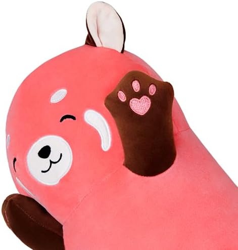 Cute Long Raccoon Plush Toy, Soft Hugging Plush Pillow, Kids Raccoon Plush for Girlfriend (Pink, 27.55inch/70cm)