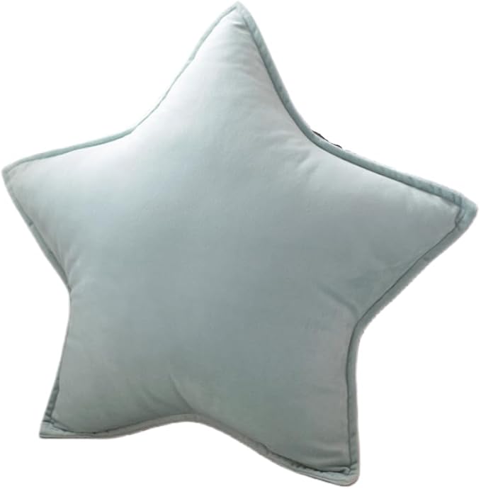 20" Plush Star Shaped Throw Pillow,Light Pink Plush Toys Doll Gifts for Kids,Girls (Light Green)