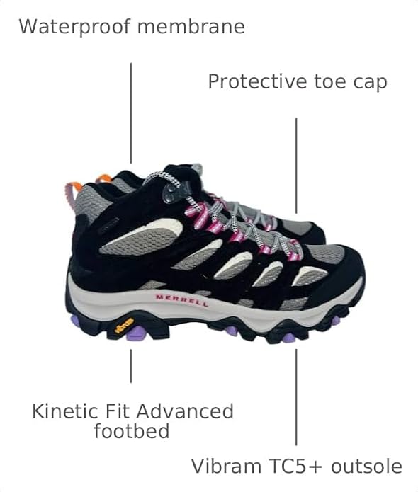 Merrell Women's Moab 3 Mid Waterproof Hiking Boots