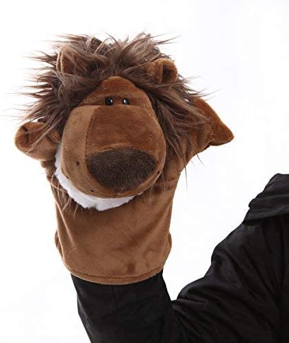 Animal Hand Puppets Set for Kids & Adults - 12.5" Premium Quality Soft Plush Toys with Movable Mouths - Perfect for Storytelling, Teaching, Preschool, Role-Play - Durable, Vibrant, Educational Puppets