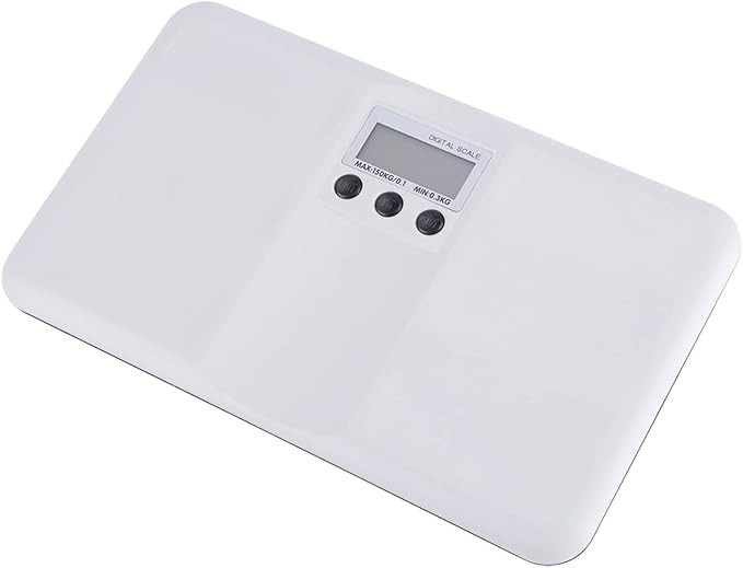 Digital Body Weight Bathroom Scale with Body Tape Measure and Round Corner Design, Large LCD Backlight Display, High Measurements