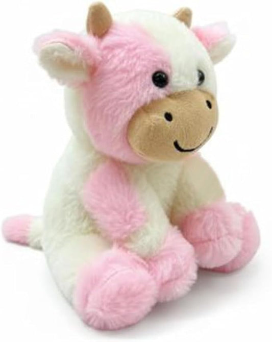 Cow Stuffed Animals Soft Plush Cute Cow Doll for Boys Girls 8in (zuo NIU qian fense)