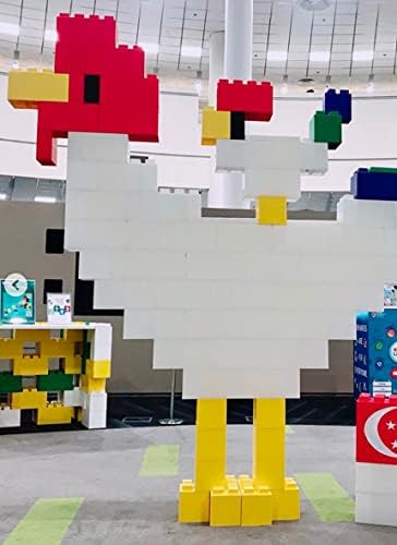 EverBlock 12' x 3' Line Half Plastic Modular Block Bulk Pack | Giant Building Blocks | Easy to Connect & Reuse | Indoor & Outdoor Use | Build Displays & Structures | White