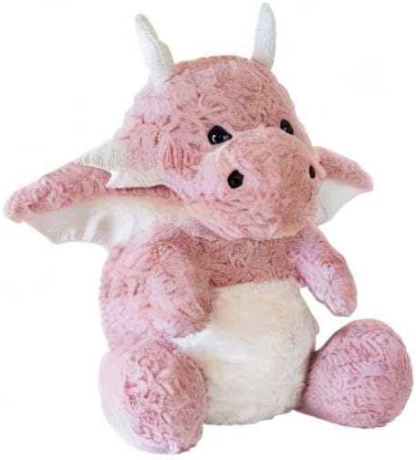 Little Flying Dragon - Cute Stuffed Animal Plush Toy - Adorable Soft Dragons Toy Plushies and Gifts - Perfect Present for Kids (Pink,16.53in/42cm)