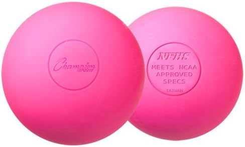 Champion Sports Lacrosse Balls – Official Size SEI Certified, Multi-Color Packs of 3, 6, or 12 for Practice & Games