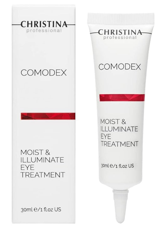 -CHRISTINA- Comodex Moist & Illuminate Eye Treatment with Hyaluronic Acid | Under Eye Cream Combats Dark Circles, Puffy Eyes, and Dry Skin 30ml