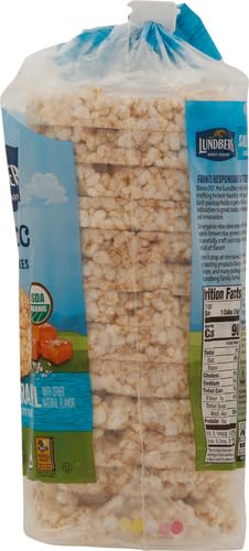 Lundberg Org Rice Cakes Sltd Crml 10.5 OZ (Pack of 4)