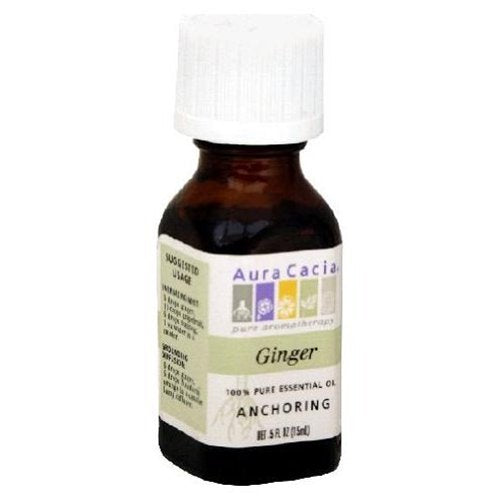 Aura Cacia 100% Pure Essential Oil, Ginger., 0.5-Ounces (Pack of 2)