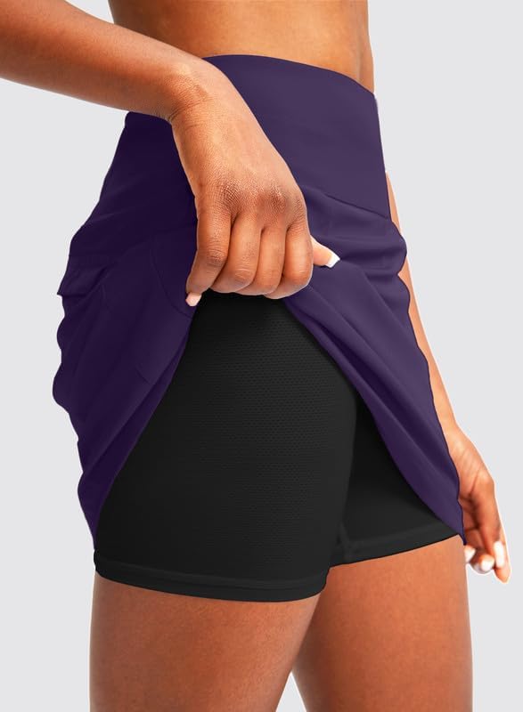 G Gradual Golf Skorts Skirts for Women with 5 Pockets Women's High Waisted Lightweight Athletic Skirt for Tennis Running