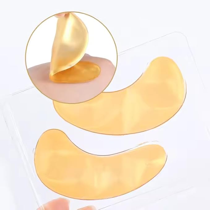 Collagen Under Eye Mask for Puffy Eyes, Dark Circles & Wrinkles – Anti-Aging Hydrogel Skincare – Korean Beauty, Vegan Self-Care Gift for Women