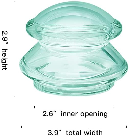 Cupping Therapy Sets (XL Size, 1 Cups) Silicone Massage Cups Vacuum Suction Cups for Body Massage…