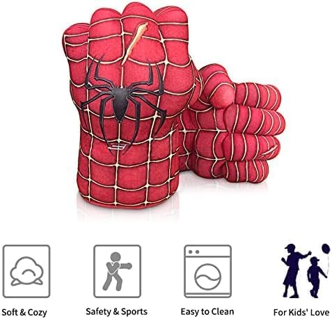 Spider Hero Gloves for Kids, Spider Fists Hand Smash Gloves, Ideal for Cosplay, Halloween, Christmas, Birthday Gift