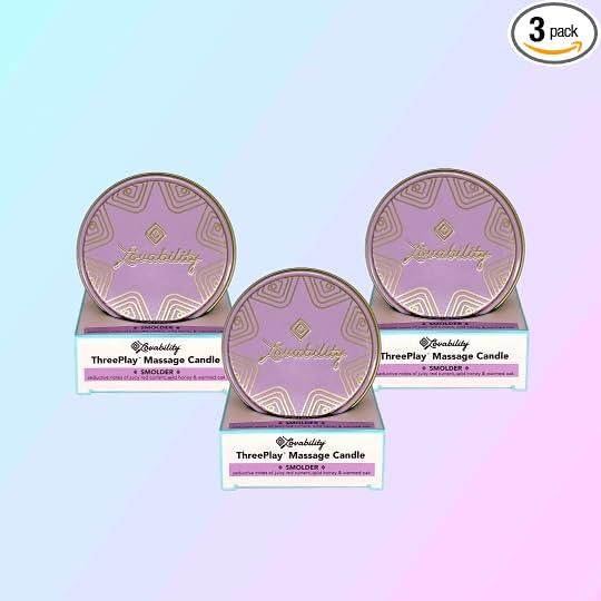 ThreePlay Massage Candle (3 Pack) | 3-in-1 Mood-Setting Candle, Massage Oil & Moisturizer | Notes of Juicy Red Currant, Wild Honey & Warmed Oak | Natural Ingredients, OB/GYN-Approved, Vegan