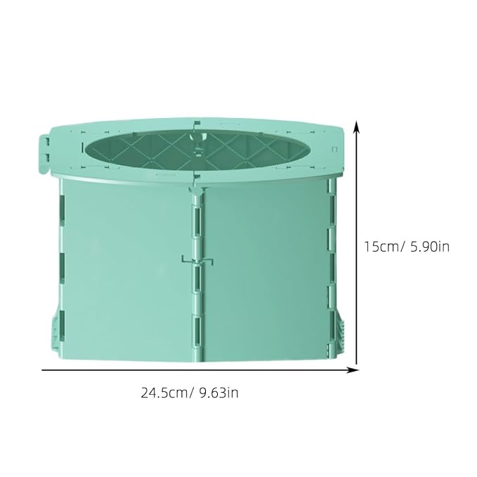 BESPORTBLE Portable Foldable Toilet Travel Potty Trainer Lightweight Car Seat for Outdoor Indoor Use with Bright Color for Easy Potty Training