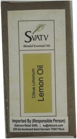Lemon Essential Oil Therapeutic Grade Aromatherapy Oils Fragrance Oil for Diffuser Yoga Massage & DIY Personal Care 10 ml