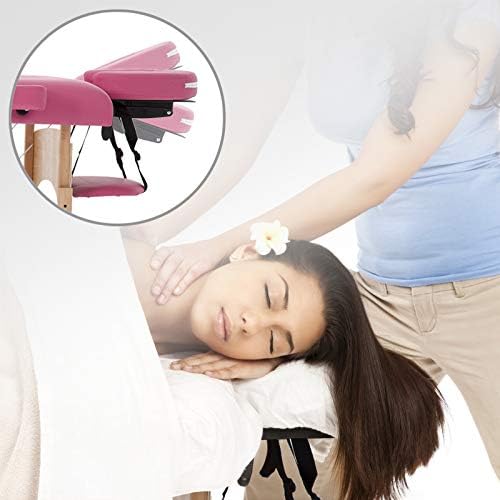 BestMassage Massage Bed Portable Massage Table 2 Folding Lash Bed Height Adjustable 24 Inch Wide Spa Table with Non-Woven Bag for Spa Footmassage Facial CareSpa Tattoo
