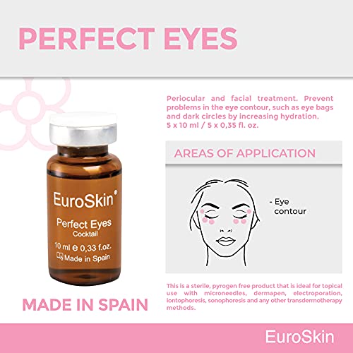 perfect eyes. Periocular and facial treatment. Prevent problems in the eye contour. Aestheticians' favorite serum. 5 vials x 10 ml / 5 vials x 0,35 fl. oz.