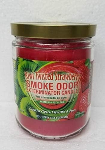 Smoke Odor Exterminator 13oz Jar of 6 Assorted Candles Orange Lemon Splash | Includes Cherry Bomb, Tropical Fiesta, Cool Cucumber & Honeydew, Coconut Grove, Mushroom Lounge